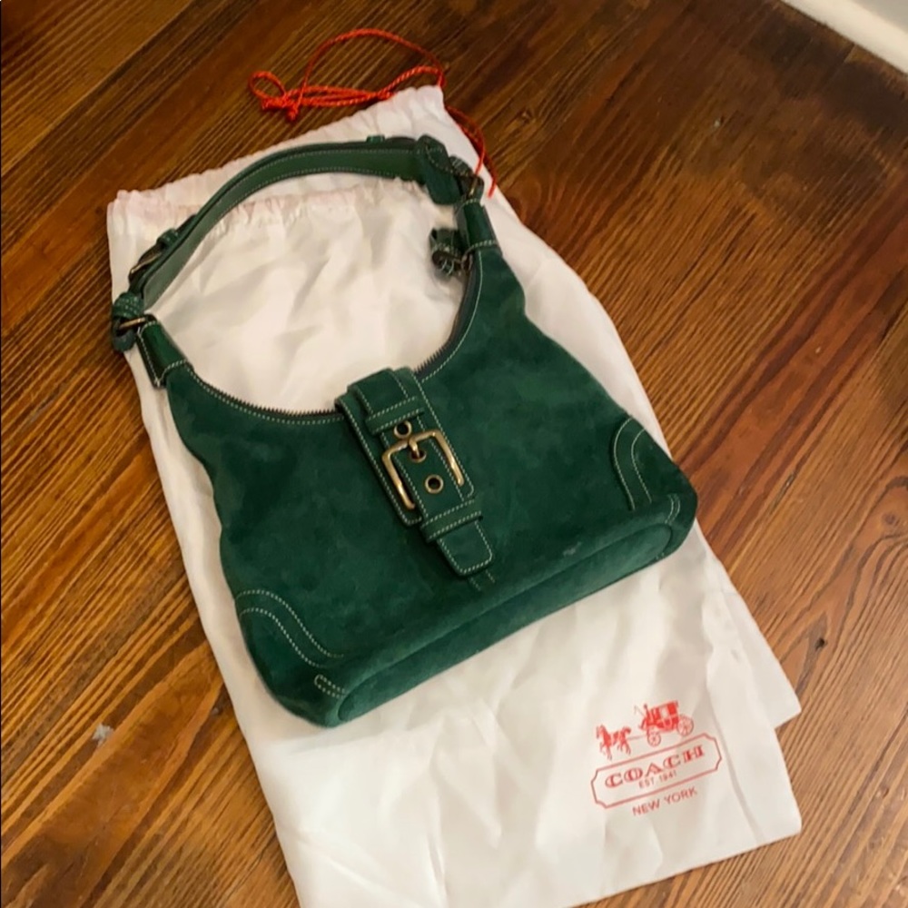 Beautiful green shade shoulder purse